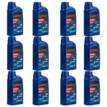 Lubex Rapidus 15W-40 1 L 12'li 4 Zamanlı Motosiklet Yağı