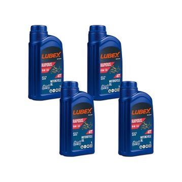Lubex Rapidus 15W-50 1 L 4'lü 4 Zamanlı Motosiklet Yağı