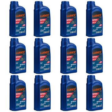 Lubex Rapidus 20W-40 1 L 12'li 4 Zamanlı Motosiklet Yağı