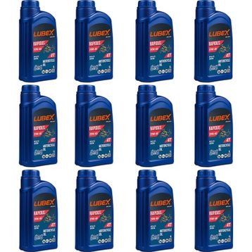 Lubex Rapidus 20W-40 1 L 12'li 4 Zamanlı Motosiklet Yağı