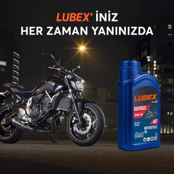 Lubex Rapidus 20W-40 1 L 4 Zamanlı Motosiklet Yağı