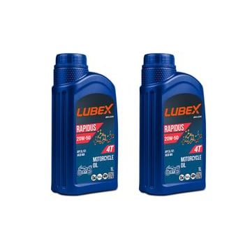 Lubex Rapidus 20W-50 1 L 2'li 4 Zamanlı Motosiklet Yağı