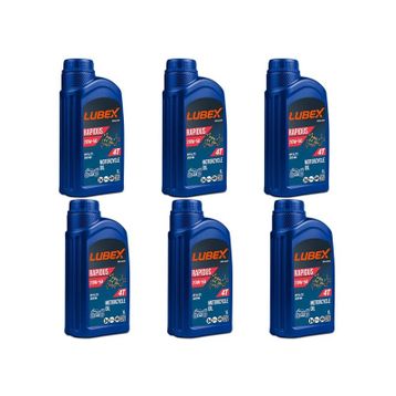 Lubex Rapidus 20W-50 1 L 6'lı 4 Zamanlı Motosiklet Yağı