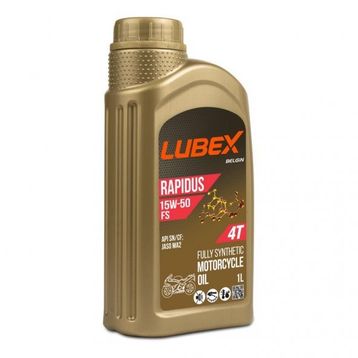 Lubex Rapidus FS 15W-50 1 Lt 4 Zamanlı Motosiklet Yağı