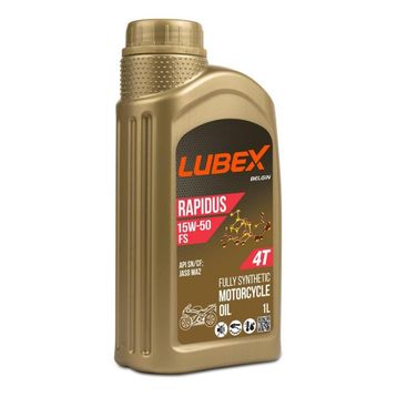 Lubex Rapidus FS 15W-50 1 Lt 4 Zamanlı Motosiklet Yağı