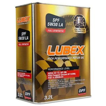 Lubex SPF 5W/30 LA 3.2 Lt Tam Sentetik Partiküllü Motor Yağı