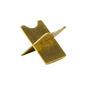 Lubinski Gold Özel Kabartma Motifli Puro Sehpası