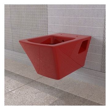 Lucco Loop Kırmızı 53 cm Asma Klozet