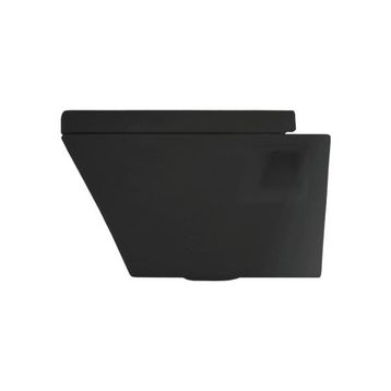 Lucco Loop Parlak Siyah 53 cm Asma Klozet