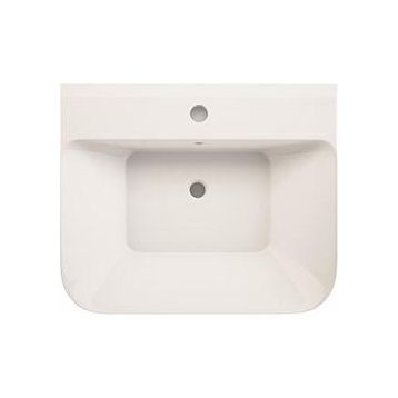 Lucco Moena Beyaz Asma Monoblok 55 cm Lavabo
