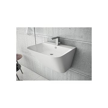 Lucco Moena Beyaz Asma Monoblok 55 cm Lavabo