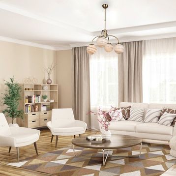 Lucea 4xE27 Ringo 4'lü Eskitme Siyah Avize