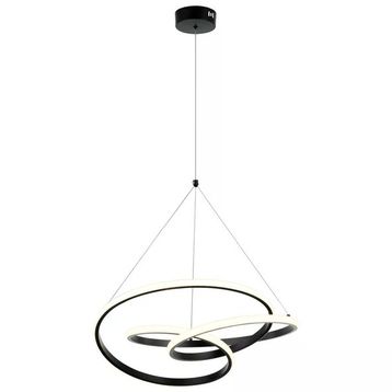 Lucea Capilla 69 W 3000 K Siyah Led Avize