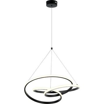 Lucea Capilla 69 W 3000 K Siyah Led Avize