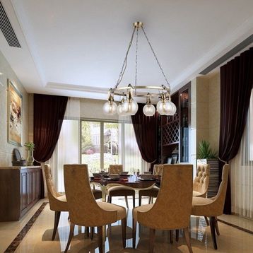 Lucea Ponte 6'lı Yuvarlak Eskitme Avize