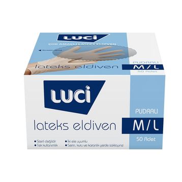 Luci 50'li Latex Eldiven