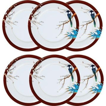 Lucky Art Alysia 6 lı 28 cm Servis Tabağı