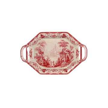Lucky Art Florantine 37 cm Kırmızı Sunum Tepsisi