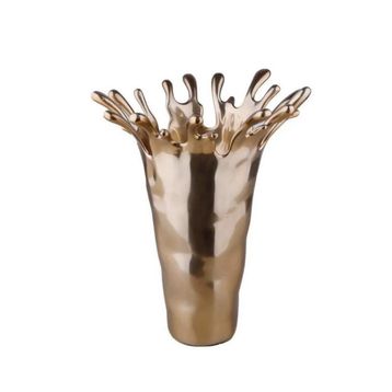 Lucky Art Gold 38 cm Damla Büyük Vazo