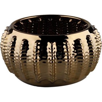 Lucky Art Gold Düğmeli 20 cm Çiçeklik