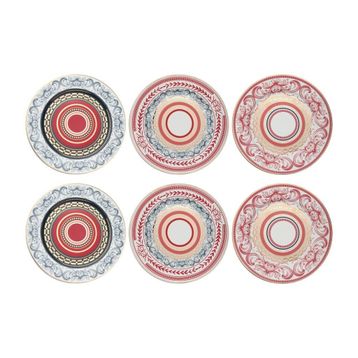 Lucky Art Lancelot Bone 20 cm 6'lı Tabak Seti