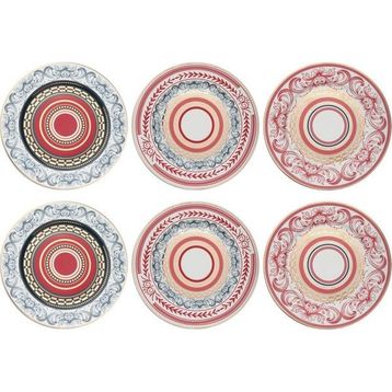 Lucky Art Lancelot Bone 20 cm 6'lı Tabak Seti
