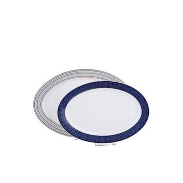 Lucky Art Wılhemla Bone Serısı 2'li Oval Tabak Seti
