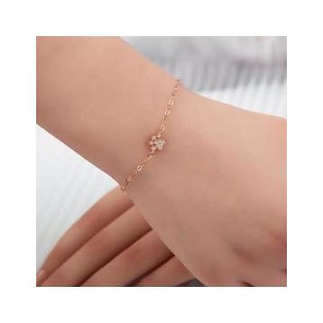 Lucky Life 925 Ayar Gümüş Rose Kedi Patisi Kadın Bileklik