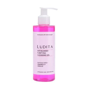 Ludita Lekeli Ciltler İçin Hibiscus Özlü Arındıcı 200 ml Yüz Yıkama Jeli