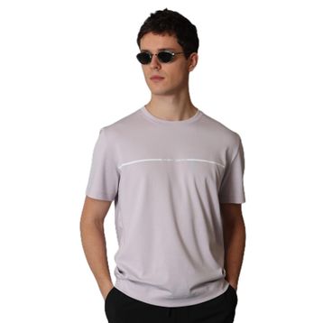 Lufian 111020156 Lila Carny Basic Erkek T-Shirt