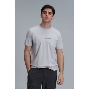 Lufian 111020190 Tony Taş Renk Erkek T-shirt