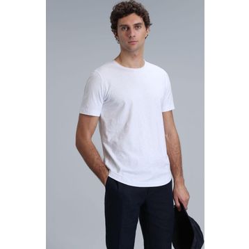 Lufian 111020203 Beyaz Erkek T-shirt