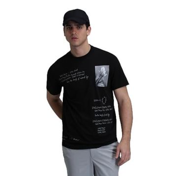 Lufian 111020219 Siyah Erkek T-shirt