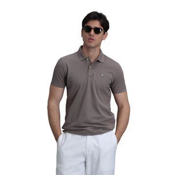 Lufian 111040164 Laon Toprak Smart Polo Erkek T-Shirt