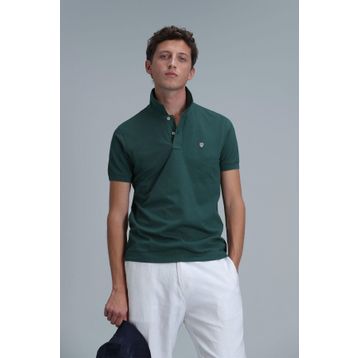 Lufian 111040164 Laon Yeşil Smart Polo Erkek T-Shirt