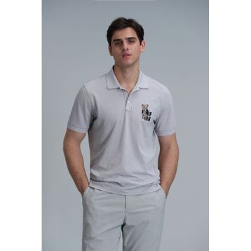 Lufian 111040174 Crystal Taş Smart Polo Erkek T-shirt