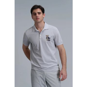 Lufian 111040174 Crystal Taş Smart Polo Erkek T-shirt