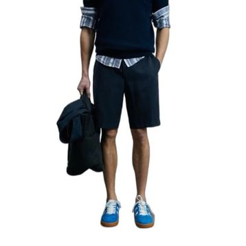 Lufian 111210077 Lacivert Erkek Ross Spor Chino Slim Fit Şort