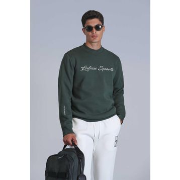 Lufian 112030137 Çimen Yeşili Loved Erkek Sweatshirt