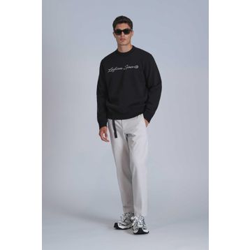 Lufian 112030137 Siyah Loved Erkek Sweatshirt