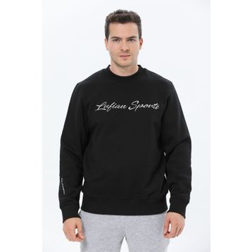 Lufian 112030137 Siyah Loved Erkek Sweatshirt