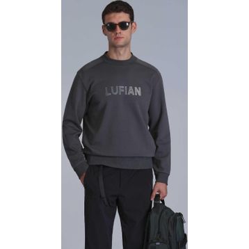 Lufian 112030145 Luther Haki Erkek Sweatshirt