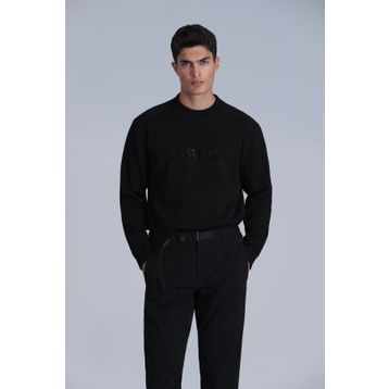 Lufian 112030145 Luther Siyah Erkek Sweatshirt