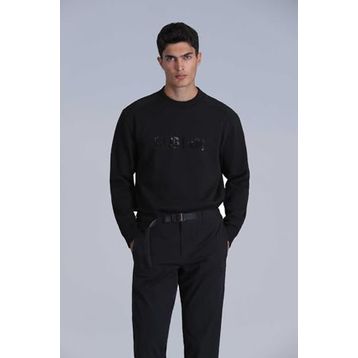 Lufian 112030145 Luther Siyah Erkek Sweatshirt