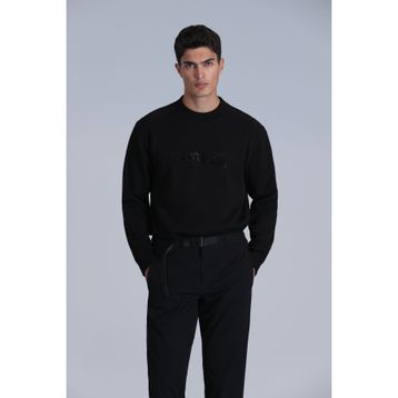 Lufian 112030145 Luther Siyah Erkek Sweatshirt