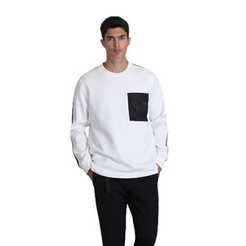 Lufian 112030153 Kırık Beyaz Erkek Sweatshirt