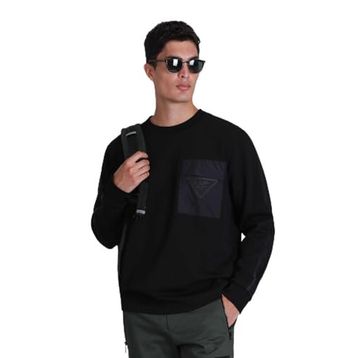 Lufian 112030153 Techno Siyah Erkek Sweatshirt