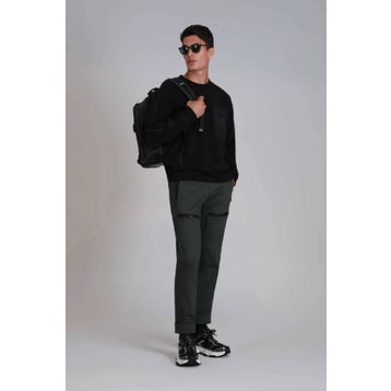Lufian 112030153 Techno Siyah Erkek Sweatshirt