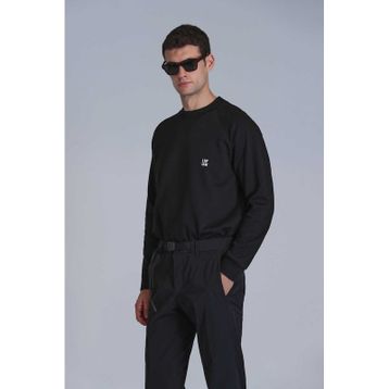 Lufian 112030154 Grant Siyah Erkek Sweatshirt