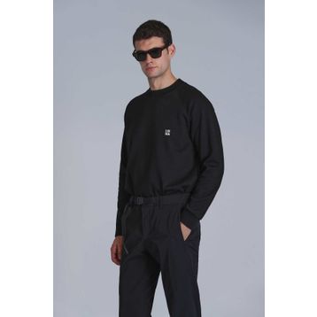 Lufian 112030154 Grant Siyah Erkek Sweatshirt